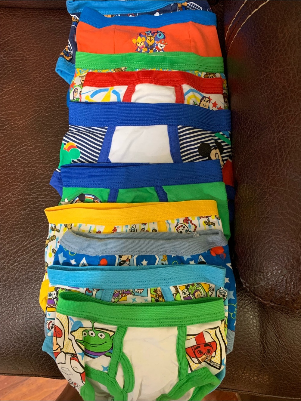 Disney, Toy Story, Paw Patrol & more 10 PAIR BUNDLE boy’s underwear EUC